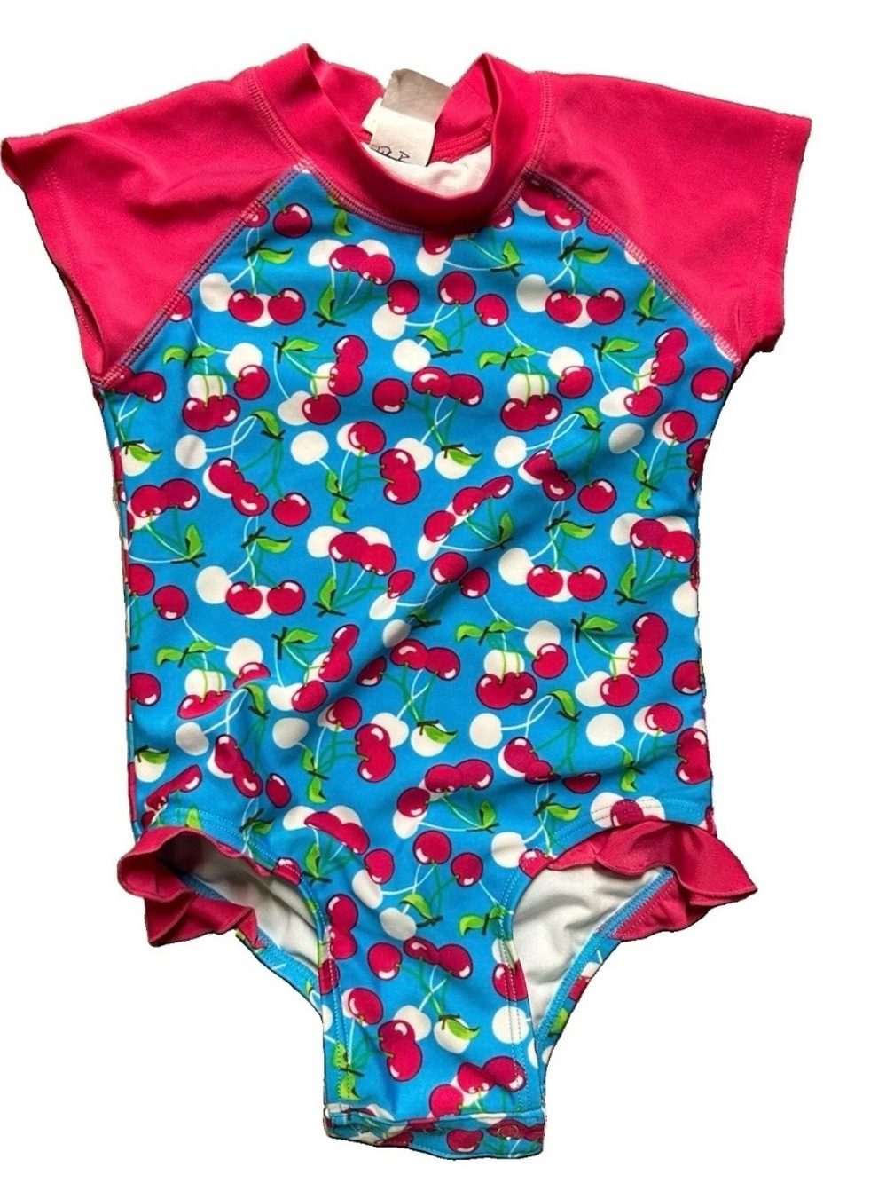 Toddler Girl SnapMe Swimwear One Piece Bathing Suit Cherries Size 2T